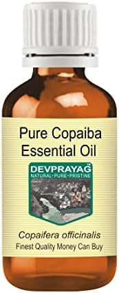Devprayag Чисто Етерично масло Копайбы (Copaifera officinalis), дистиллированное пара, 10 мл (0,33 грама)