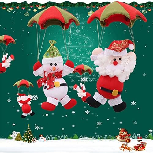 WDhomLT Коледно Украшение На Дядо Коледа, Парасейлинг, Подвесное Кувыркающееся Украса, Коледна Кукла-Снежен