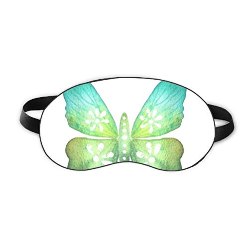Зелен Лист Пеперуди с Цветя Модел Sleep Eye Shield Мека Нощна Превръзка На Очите Козирка