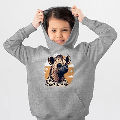Детска hoody от порести руно Hyena - Цветна Детска hoody - Уникална hoody за деца
