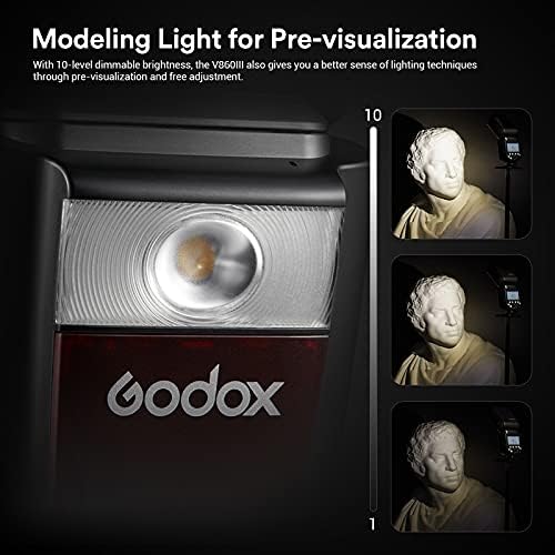 Светкавица Speedlite за камерата Godox V860III-S, съвместим с камера на Sony, вградена светкавица TTL Speedlight