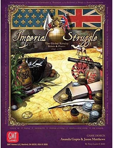Imperial Struggle – Настолна игра от GMT Игри за 2 играчи – игри за семейство – 120-240 минути на геймплея – Игри