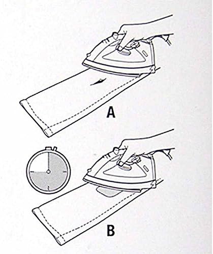 Декоративни кръпки за ремонт на лактите и коленете ELDIYME No-Sew Iron-on от бял Деним с Овална форма и 2 в опаковка