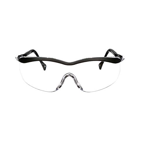 Защитни очила 3M QX 1000, Прозрачни лещи 12100-10000-20, Черно Сб 20 EA / Калъф