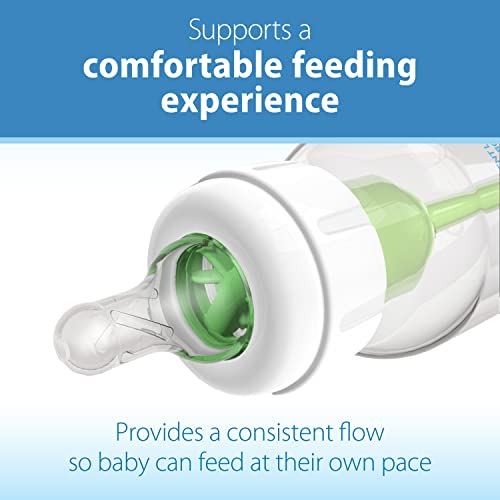Силиконова залъгалка за бебешко шише на Dr. Brown ' s Natural Flow® Preemie Flow™ е Тесен, най-Бавен поток, 0 м +,