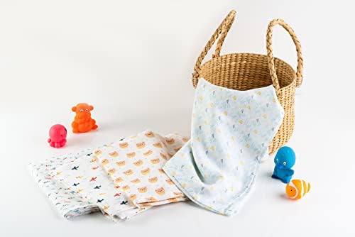 Муслиновое кърпа Tod's hut, Муслиновые Кърпи от Органичен памук, за бебета, Супер Меки и Абсорбиращи Кърпи за Баня