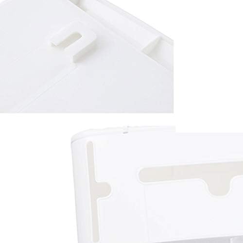 Държач за Тоалетна Хартия JYDQM White - Модерна Проста Кутия За Салфетки, Държач за Мобилен Телефон, Държач за Кърпички