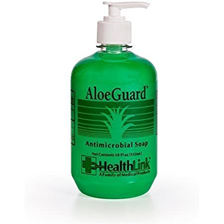 Продава се отделно Овлажняващ Антимикробното сапун Healthlink AloeGuard 7760, 18 мл, Настоянное на алое Вера, PCMX, с