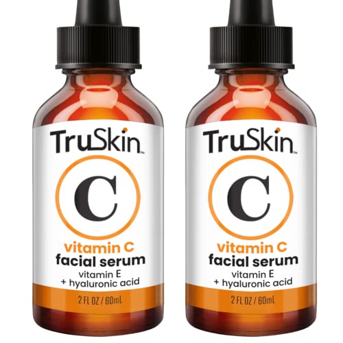TruSkin Vitamin C за лице Serum – серум против Стареене за лице с витамин С, Хиалуронова киселина, Витамин е – Осветляющая