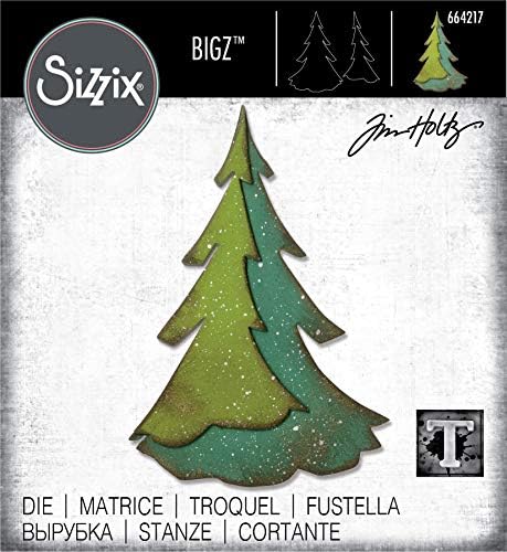 Sizzix, Многоцветен, Bigz Die, Градински Билки от Тим Хольца, Един размер