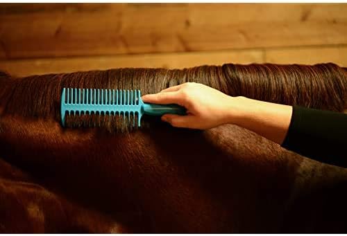 Гребен за подстригване гриви и плетене косичек WAHL Professional Animal Horse, Тюркоаз (858708-100)