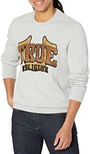 Мъжки hoody с логото на Истинската Религия от шенилна True Religion