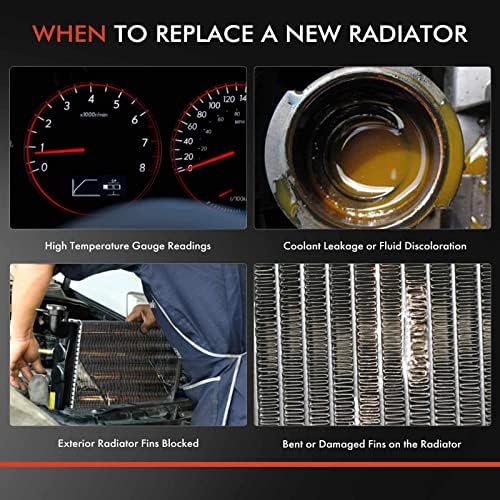 Радиатор за охлаждаща течност на двигателя премиум-клас с радиатора на трансмисионния на масло, съвместим с Nissan Sentra 2002-2006