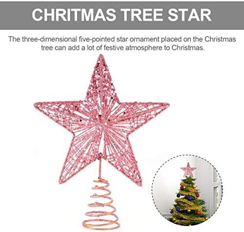 SOIMISS Офис Декор Коледно Дърво Топперы Звезда Желязо Изкуство Върхът на Дървото на Коледно Парти коледно Дърво