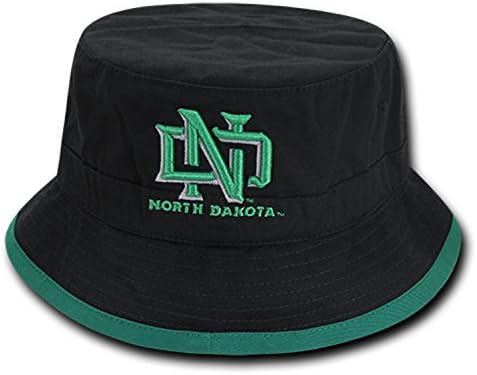 Университета на Северна Дакота и бойна игра Сие NCAA Bucket Jungle Safari Официално Лицензировали голяма рибарска шапка