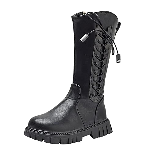 Непромокаеми обувки с подплата за момичета, Обувки за момичета, Армията обувки за малки деца, Ботуши до коляното,