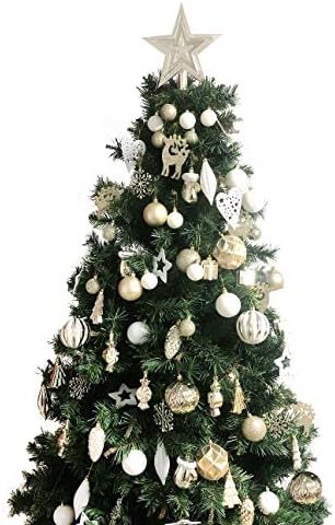 Комплект Украси за Коледната елха от 88 теми, Нечупливи Топки, Комплект Коледни Сезонни Декоративни висящи украшения
