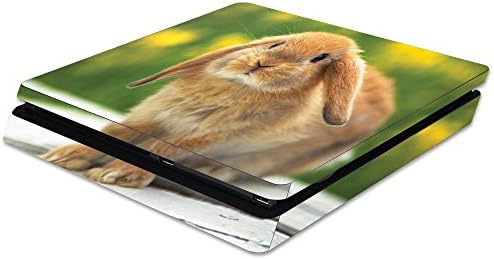 Кожата MightySkins е Съвместима с конзолата на Sony PS4 Slim - Rabbit | Защитно, здрава и уникална vinyl стикер-опаковка
