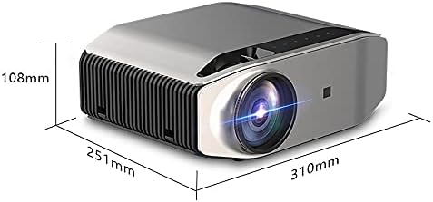 FZZDP Проектор YG620 LED 1920x1080P 3D Видео YG621 за домашно кино с множество екрани (Размер: YG620)