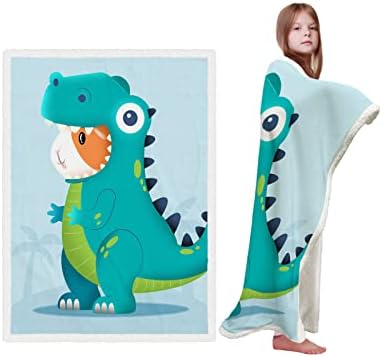 ARTtikke Детско Пеленальное одеало, одеала от Шерпи, Лятно Милото Детско Одеало с Динозавром за Момичета и Момчета,