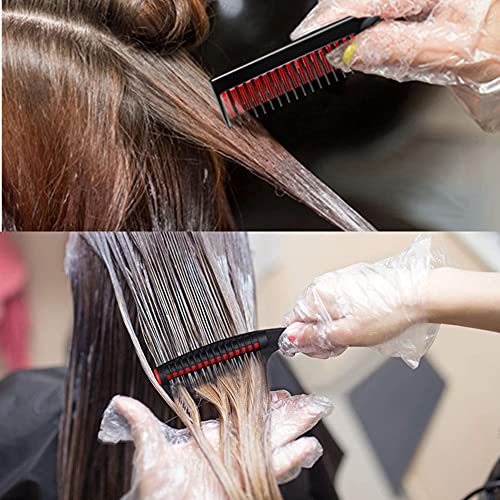 Комплект гребени за оформяне на косата NuAngela от 2 теми, Включва В себе си Тройна четка за коса с крысиным опашка