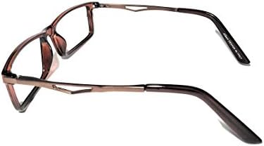Компютърни очила На lifestyle лещи Crizal пластмаса, метал 53 мм кафяв unisex_alacfrpr3707
