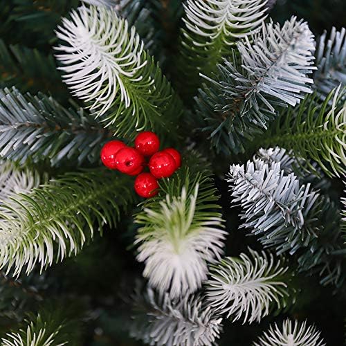 Изкуствена Коледна Елха DULPLAY Височина 9,8 фута, с Декорации от борови Шишарки и плодове, Неосвещенная Коледно