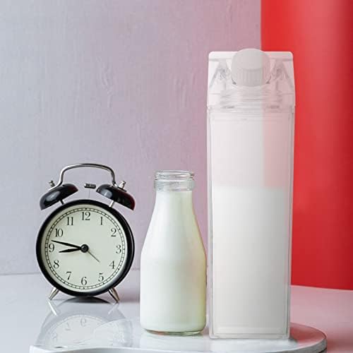 Бутилка за Вода От Картонени опаковки Мляко HEMOTON Шише За Сок във Формата На Кутия От Мляко Скъпа Кавайная Бутилка за
