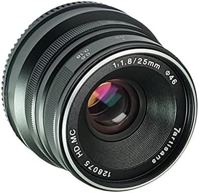 Обектив 7artisans 25 мм F1.8 с ръчно фокусиране за фотоапарати Fuji Fujifilm X-A1, X-A10 X-A2, X-A3, X-at X-M1