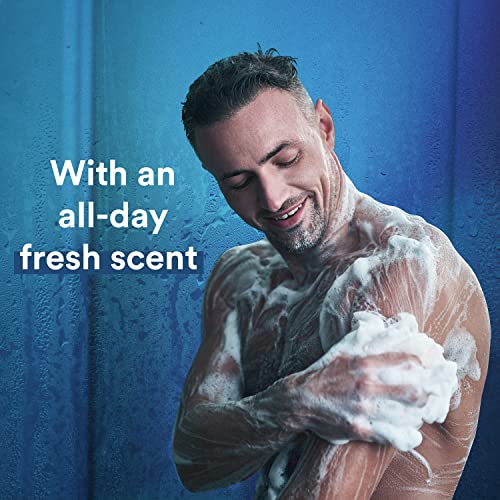 Препарат за измиване на лице и тяло Suave Men, Освежаващо почистващо средство за хидратирана кожа с аромат на свежест