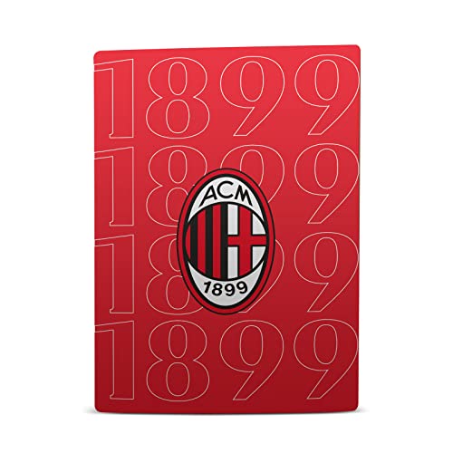 Дизайн на своята практика за главата Официално Лицензиран AC Milan 1899 Черен Винил стикер с логото На панела Детска