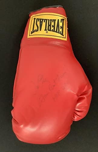 Боксови ръкавици Евърласт с автограф на Джо Кортез в перо заглавие HOF 2011 TPG - боксови ръкавици с автограф