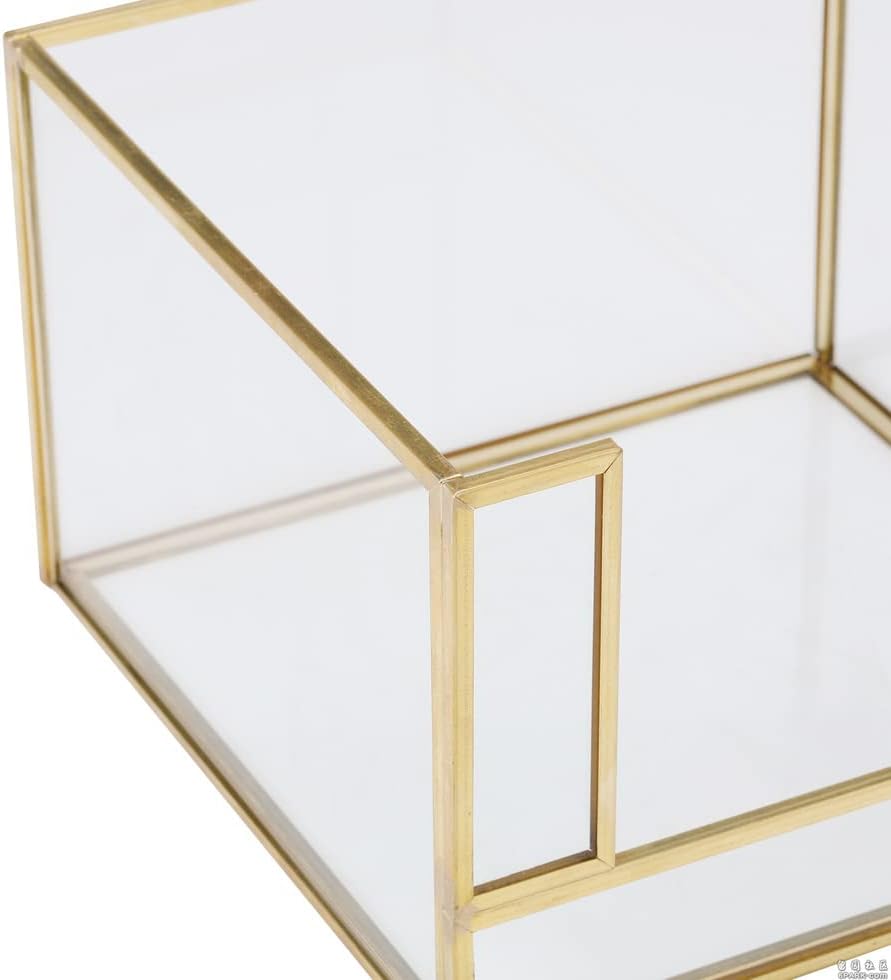 Декоративен Държач Кутии за Салфетки, Стилна Стъклена Кутия За съхранение на Салфетки, Захранващи хартия за