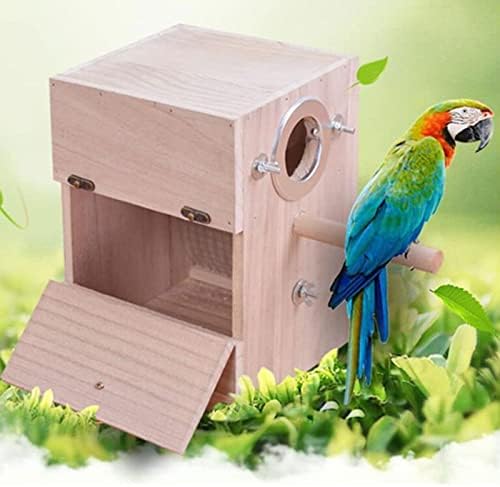 ＫＬＫＣＭＳ Кутия за отглеждане на домашни Папагали, Птици Къща, Къщичка за Папагали, Клетка, Кутия за чифтосване, Инкубационное