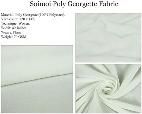 Щампи върху материи от полиэстерового жоржета Soimoi с swirls, листа и флорални инкрустации ширина 42 инча
