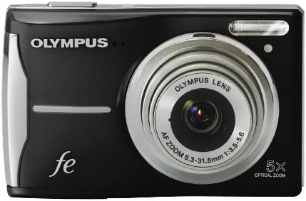 Olympus FE-46 12-Мегапикселова цифрова камера с 5-кратно оптично увеличение и 2,7-инчов LCD дисплей (pearl black)