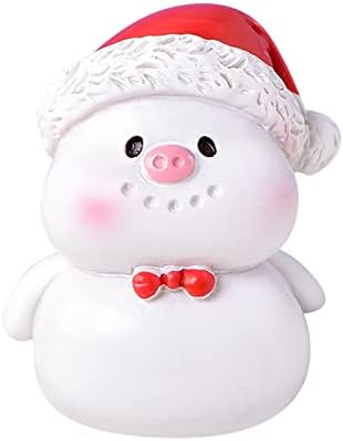 Коледа Мультяшное Любимец Прасе Снежен Човек Коледно Дърво Сладък Патица На Микро Коледно Дърво Снежна Украса На Коледни Подаръци