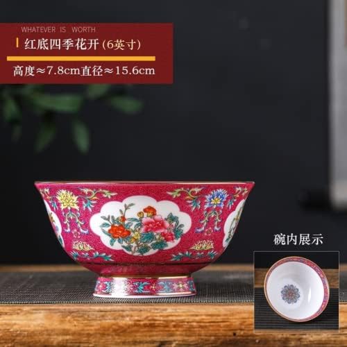 XIALON 15,6 см, 6 инча Цвят на Емайла Цзиндэчжэнь Ретро бутик Керамична Купа висококачествена Китайска купа