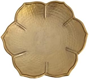 Творческа Кооперативно Метална чиния под формата на Цвете в стил Бохо с Златно покритие