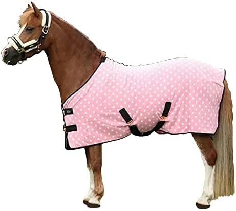 Попона за коне от тънко руно Supreme Products (5 9) (розова)