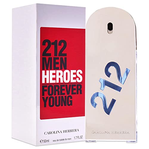Carolina Herrera 212 Heroes Forever Young Men EDT Спрей 1,7 грама
