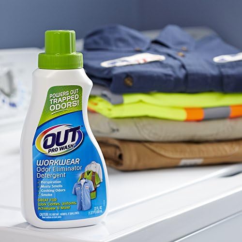 Средство за премахване на миризмата на работно облекло OUT ProWash, прах за пране за работно облекло и униформи за