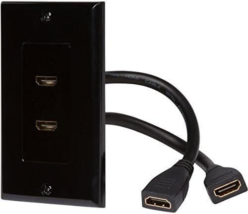 Стенни панела с HDMI за точка купувач [откриете в UL] (2 порта) Поставете 6-инчов Вграден гъвкав високоскоростен
