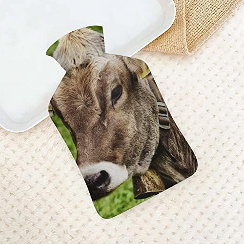 Нечовешки животински Бутилка с гореща вода за Крави с Мека капак за Горещ Компрес и Обезболяване в студена терапия 6x10,4