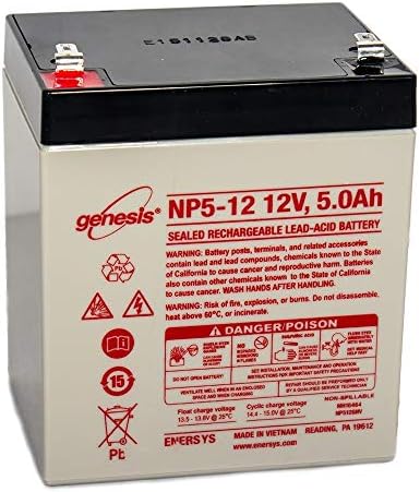 Оригинална батерия EnerSys NP5-12 Genesis Серия NP 12V 5Ah SLA