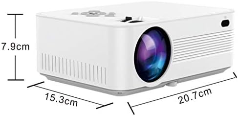 Мини-Шрайбпроектор ZYZMH, Мултимедиен видео проектор за Домашно Кино с Кабел, видео проектор Full HD