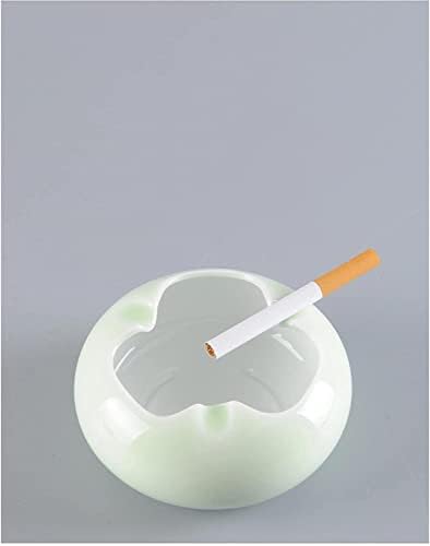 YXWJ Кръгла Керамичен Пепелник за набиране от 3 Различни цвята, Пепелник, Настолен Пепелник за Украса на офис, Преносим