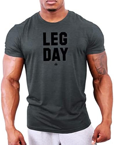 Тениска GYMTIER Leg Day Gym | Мъжки Връхни Дрехи За Тренировки По Културизъм