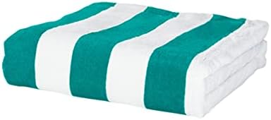 Плажна кърпа Tidal King с няколко ивици размер Оверсайз 60 x 30, в класически стил Cabana от памук - без свиване