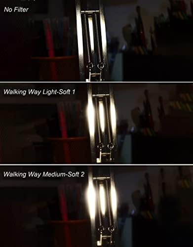 Рассеивающий филтър бяла мъгла Walking Way 55 ММ - По-силни Кръгови филтър с мек фокус - Лещи камера с ефект Мечтательного